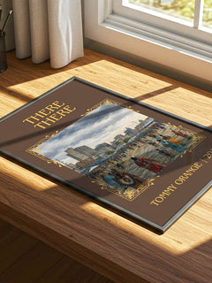 There There Classic Book Art Print by Tommy Orange – print on a sunlit desk