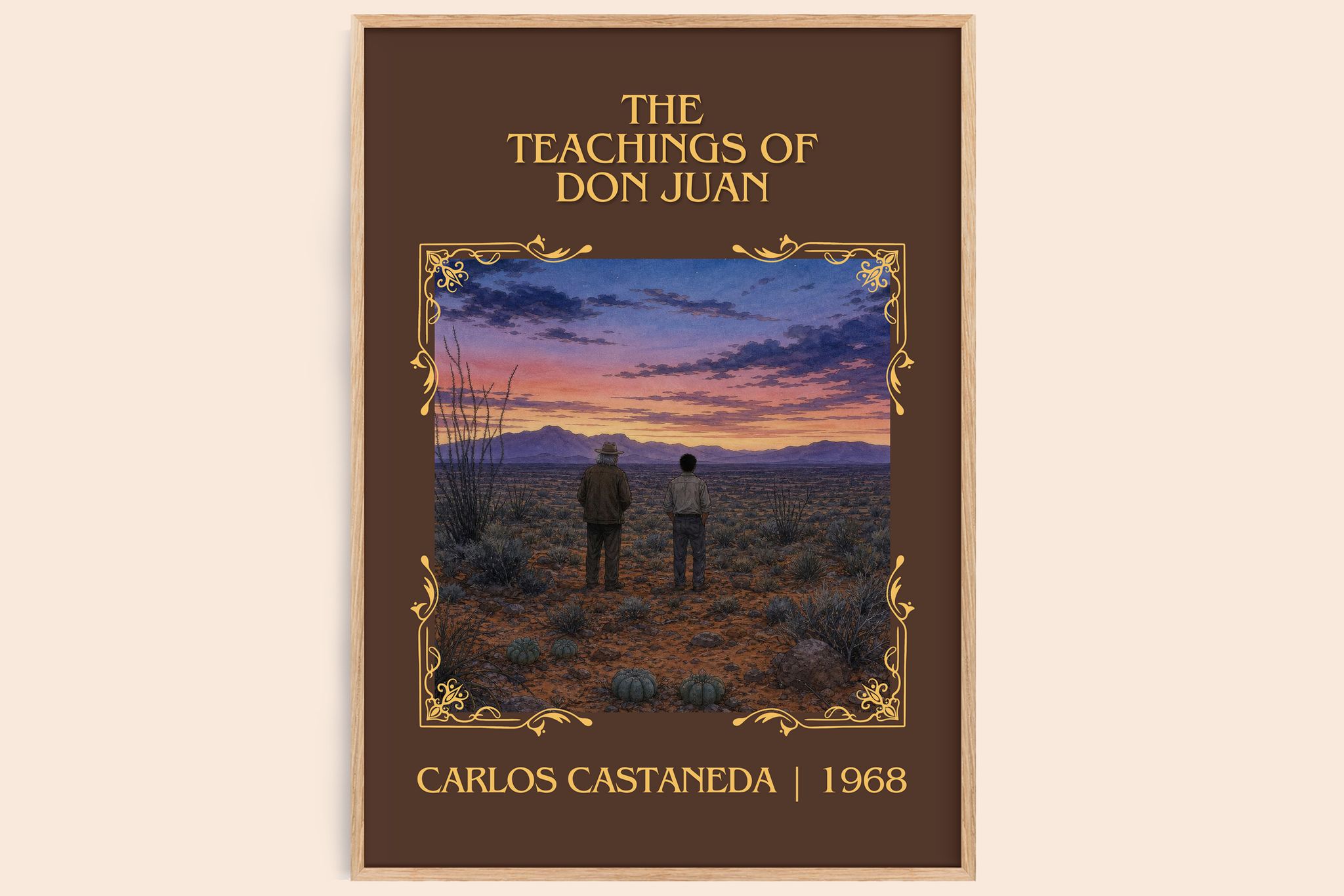 The Teachings Of Don Juan Classic Book Art Print by Carlos Castaneda