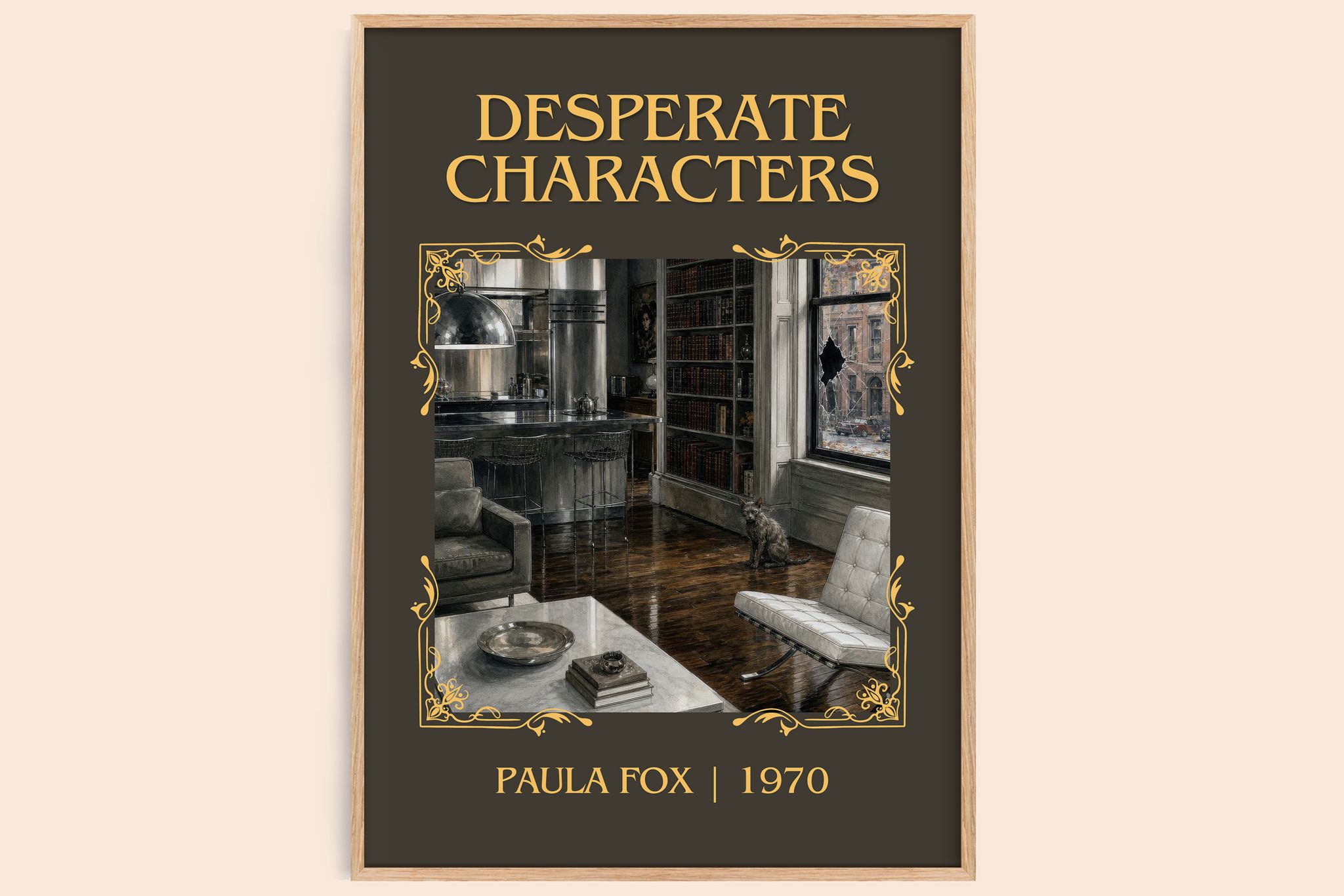 Desperate Characters Classic Book Art Print by Paula Fox