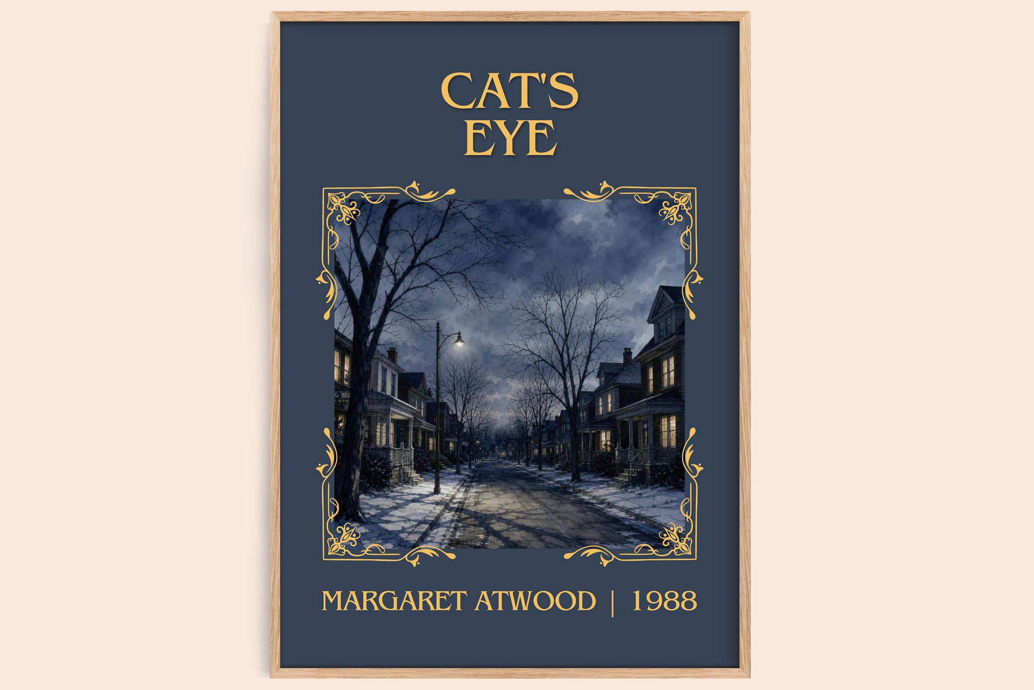 Cat's Eye Classic Book Art Print by Margaret Atwood