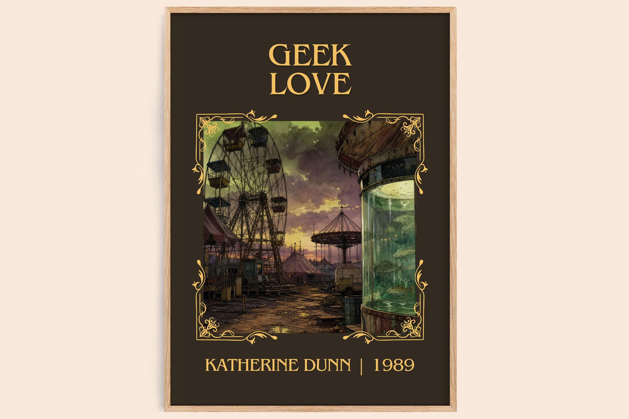 Geek Love Classic Book Art Print by Katherine Dunn
