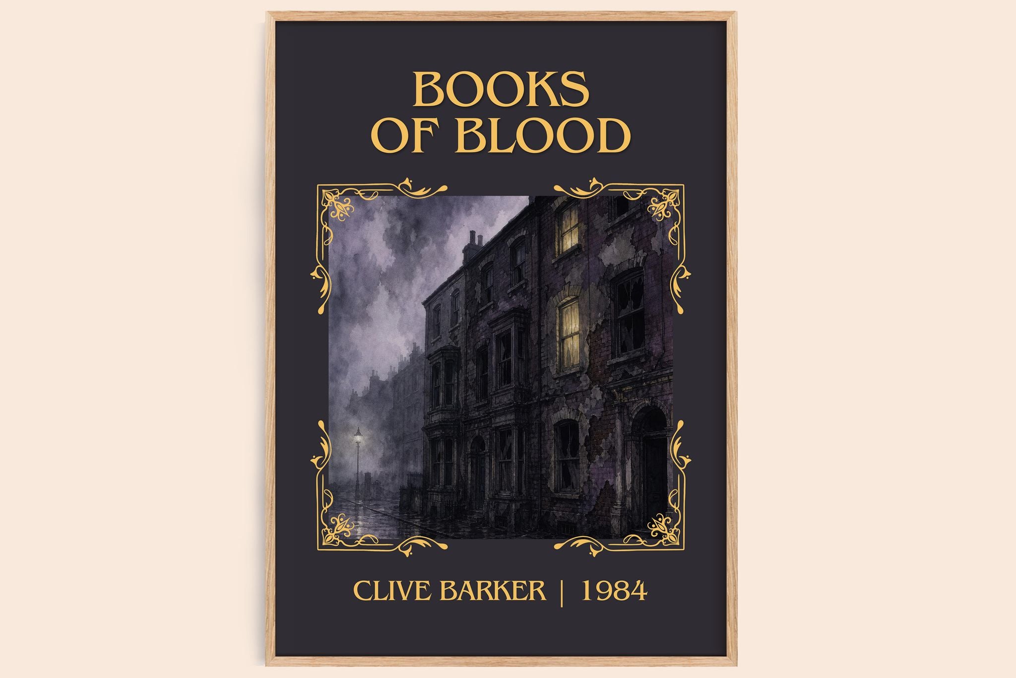 Books of Blood Classic Book Art Print by Clive Barker