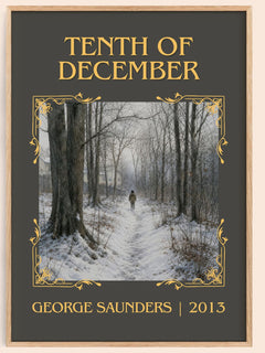 Tenth of December Classic Book Art Print by George Saunders – book poster