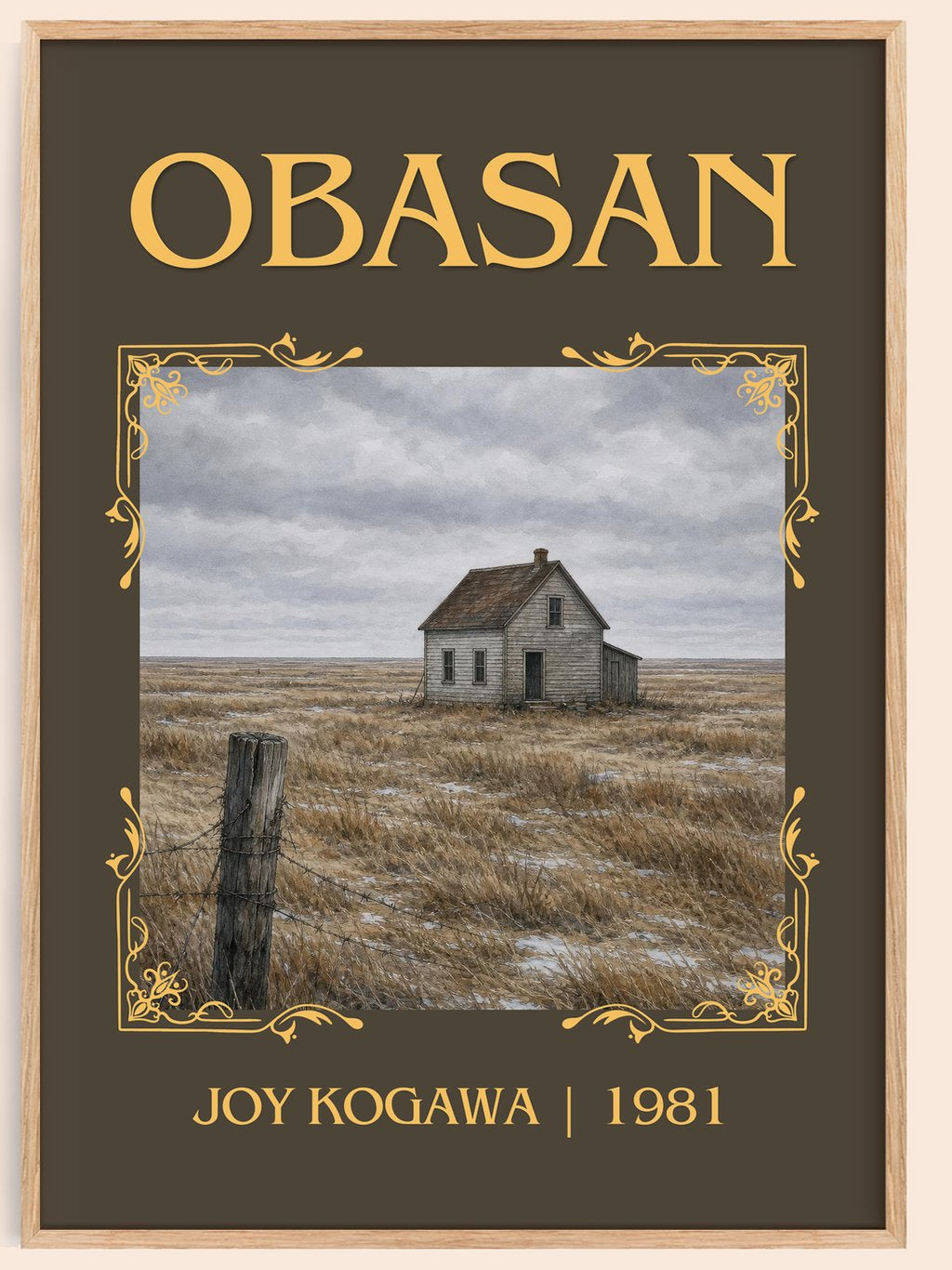 Obasan Classic Book Art Print by Joy Kogawa – book poster