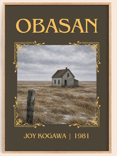 Obasan Classic Book Art Print by Joy Kogawa – book poster