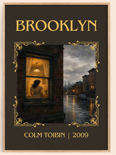 Brooklyn Classic Book Art Print by Colm Toibin – book poster
