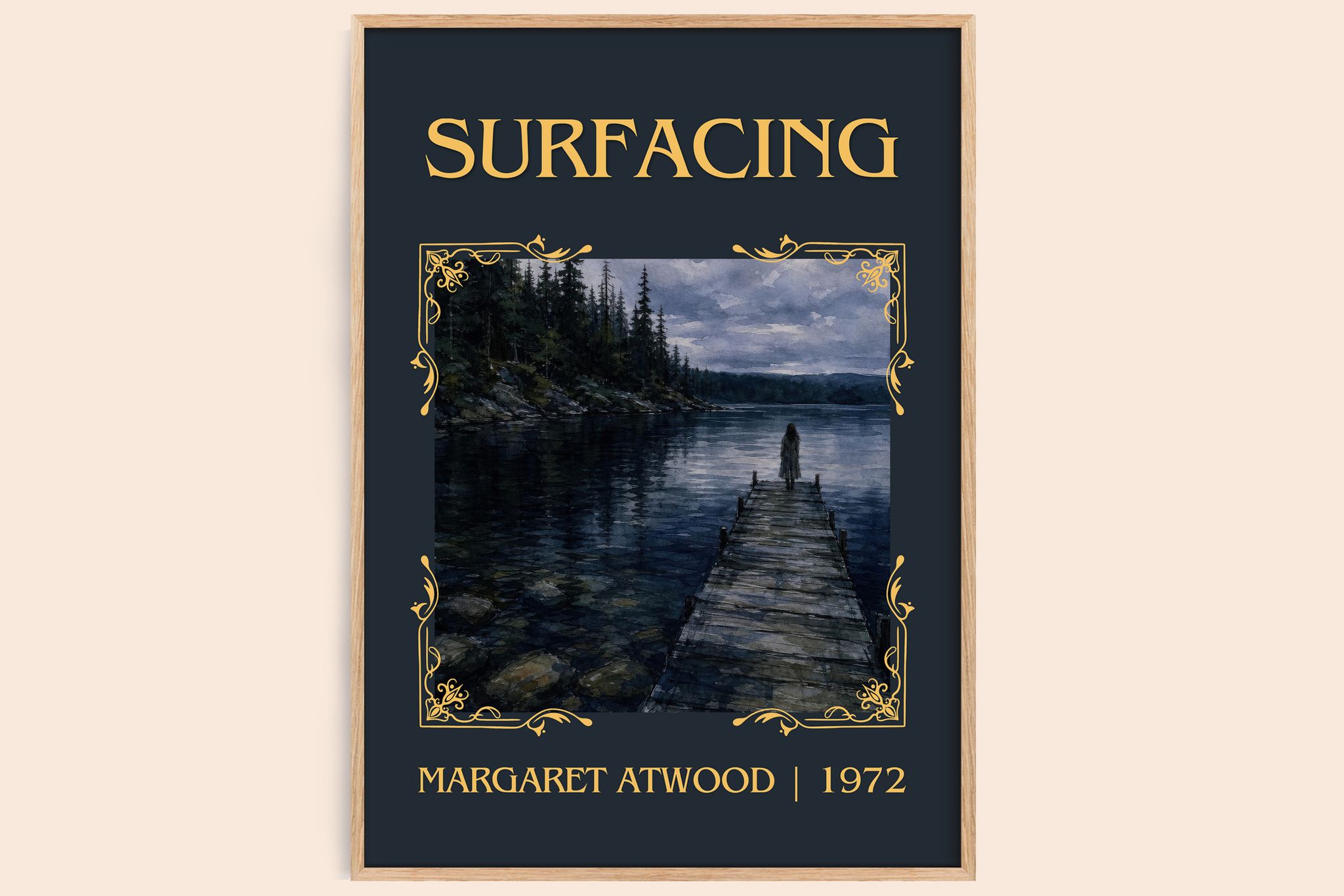 Surfacing Classic Book Art Print by Margaret Atwood