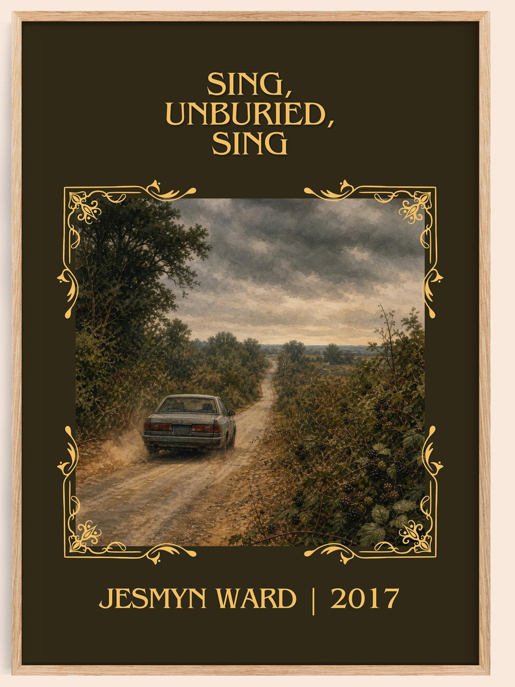 Sing, Unburied, Sing Classic Book Art Print by Jesmyn Ward – book poster