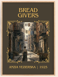Bread Givers Classic Book Art Print by Anzia Yezierska – book poster