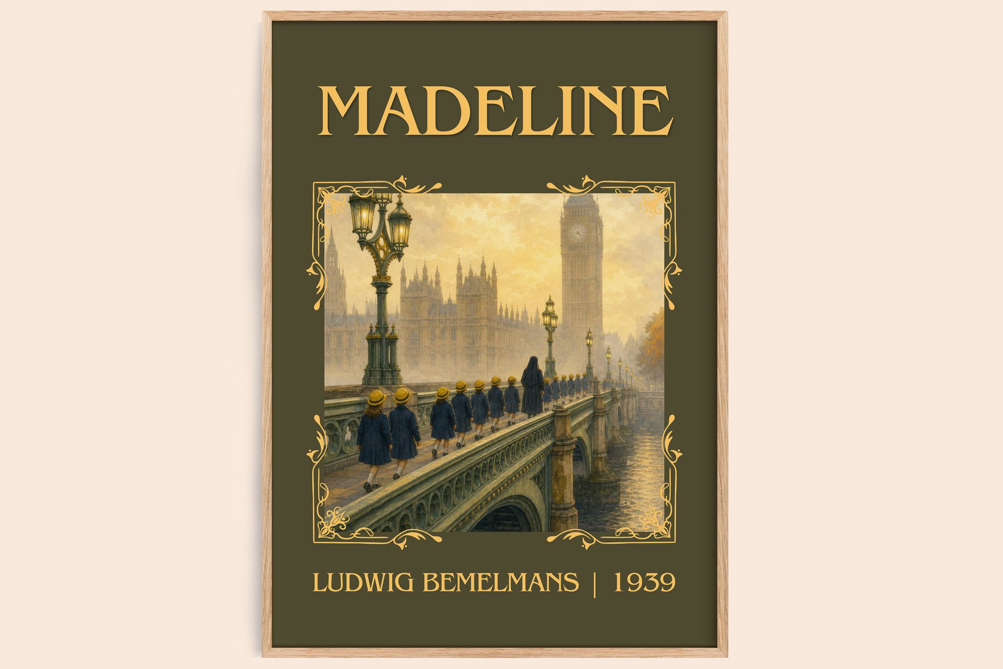 Madeline Classic Book Art Print by Ludwig Bemelmans