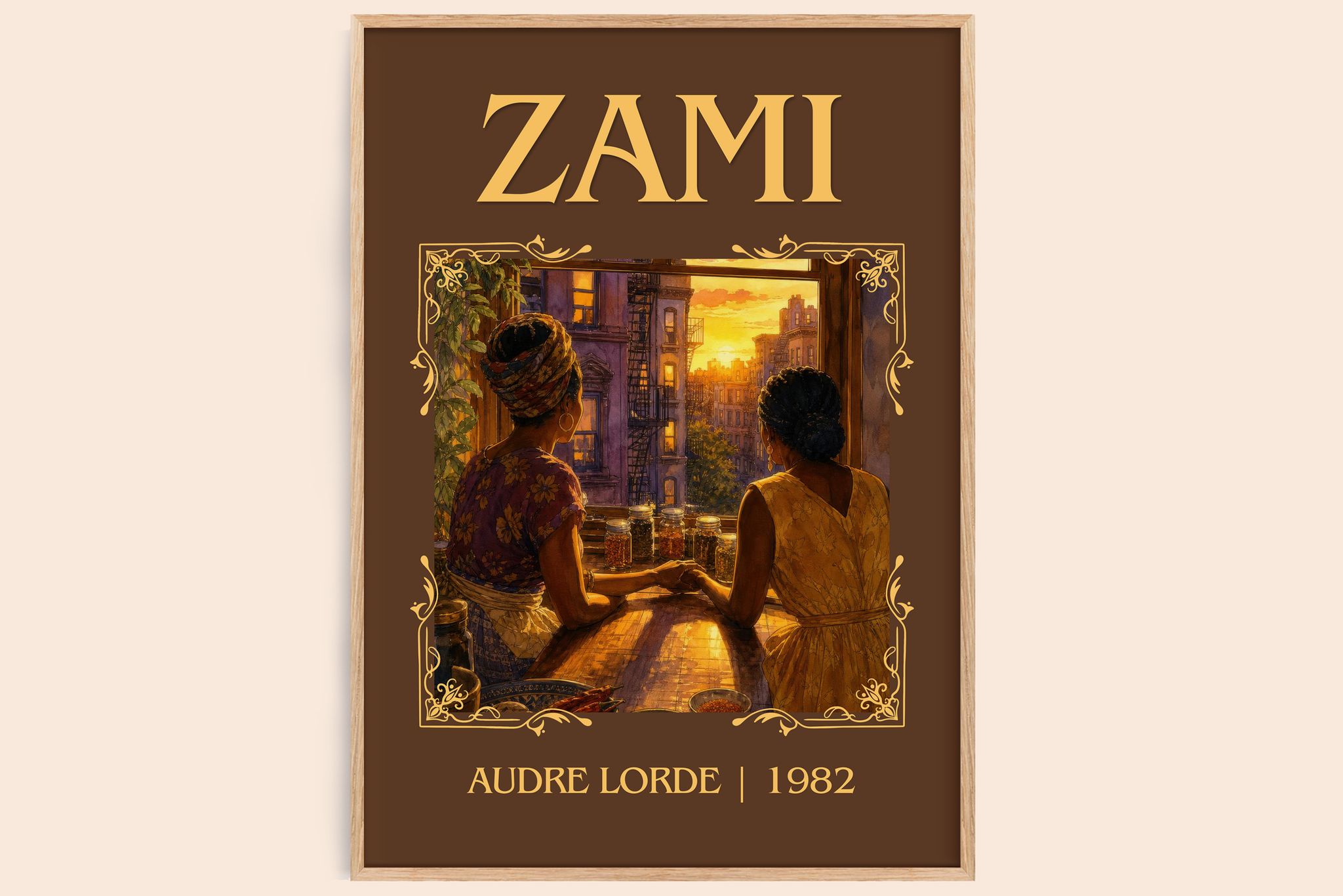 Zami Classic Book Art Print by Audre Lorde
