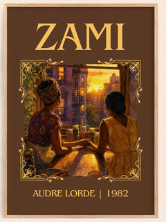 Zami Classic Book Art Print by Audre Lorde – book poster
