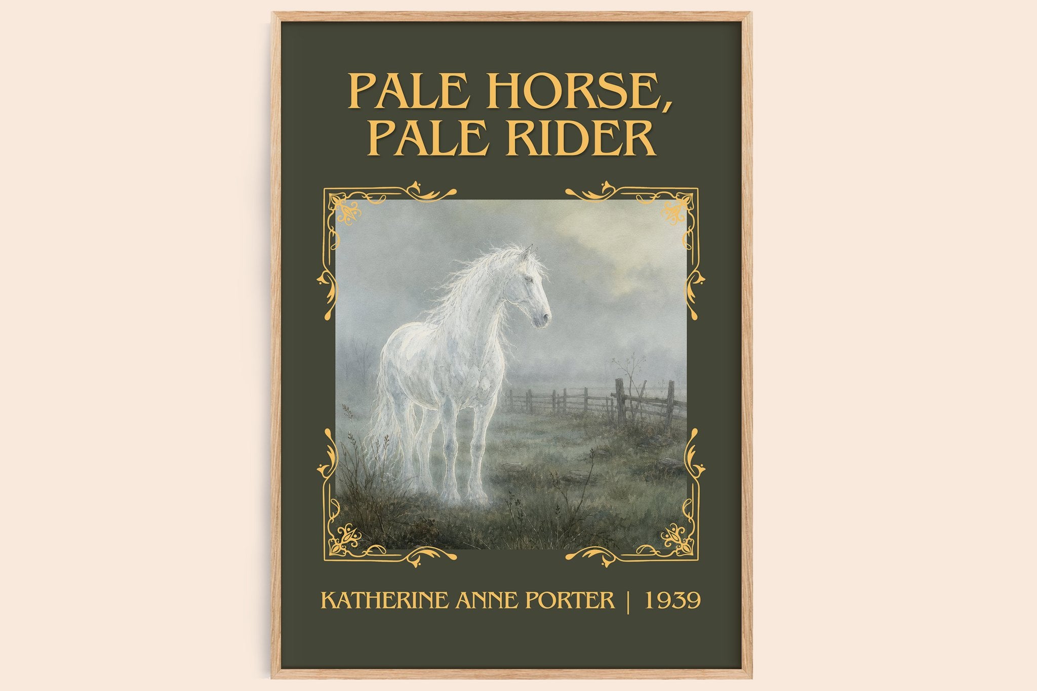Pale Horse, Pale Rider Classic Book Art Print by Katherine Anne Porter