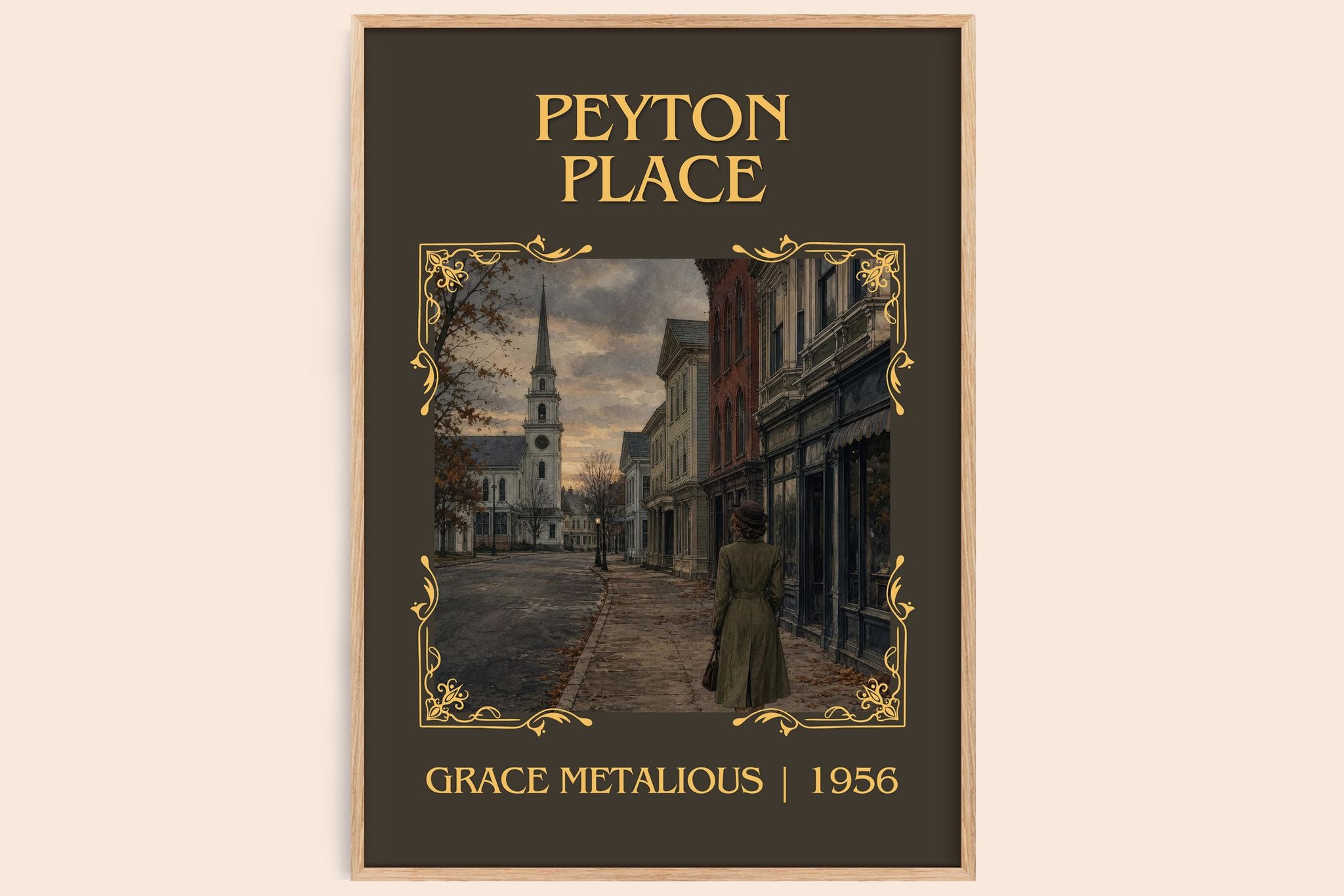 Peyton Place Classic Book Art Print by Grace Metalious