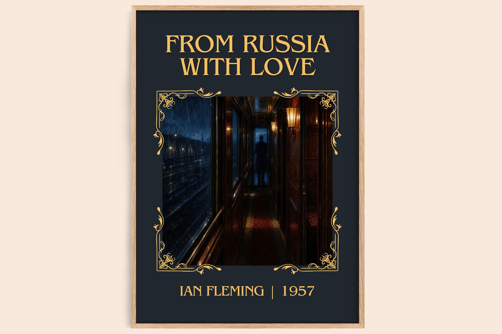 From Russia with Love Classic Book Art Print by Ian Fleming
