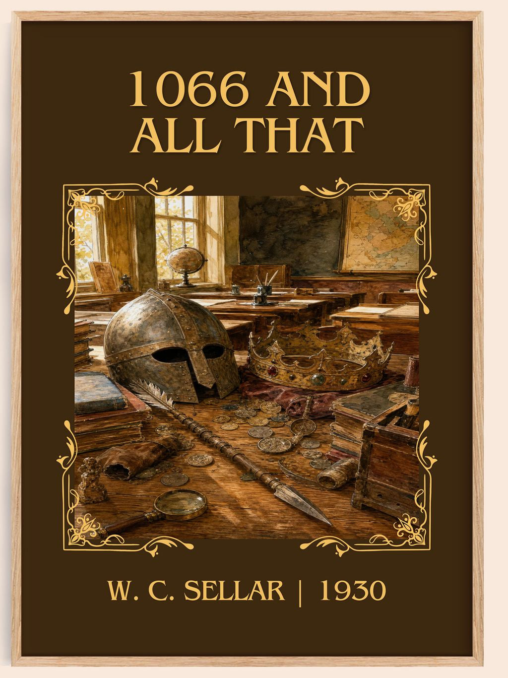 1066 And All That Classic Book Art Print by W. C. Sellar – book poster