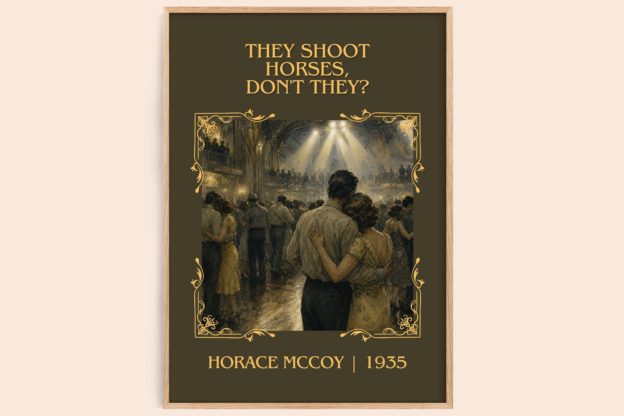 They Shoot Horses, Don't They? Classic Book Art Print by Horace McCoy