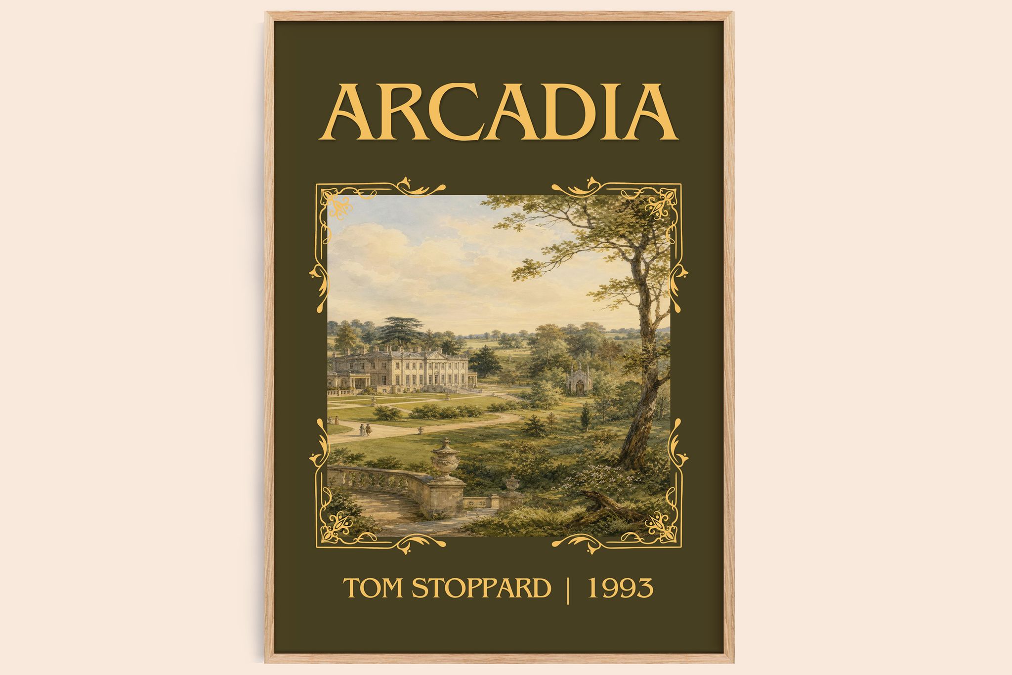 Arcadia Classic Book Art Print by Tom Stoppard