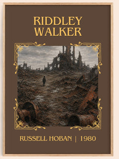 Riddley Walker Classic Book Art Print by Russell Hoban – book poster