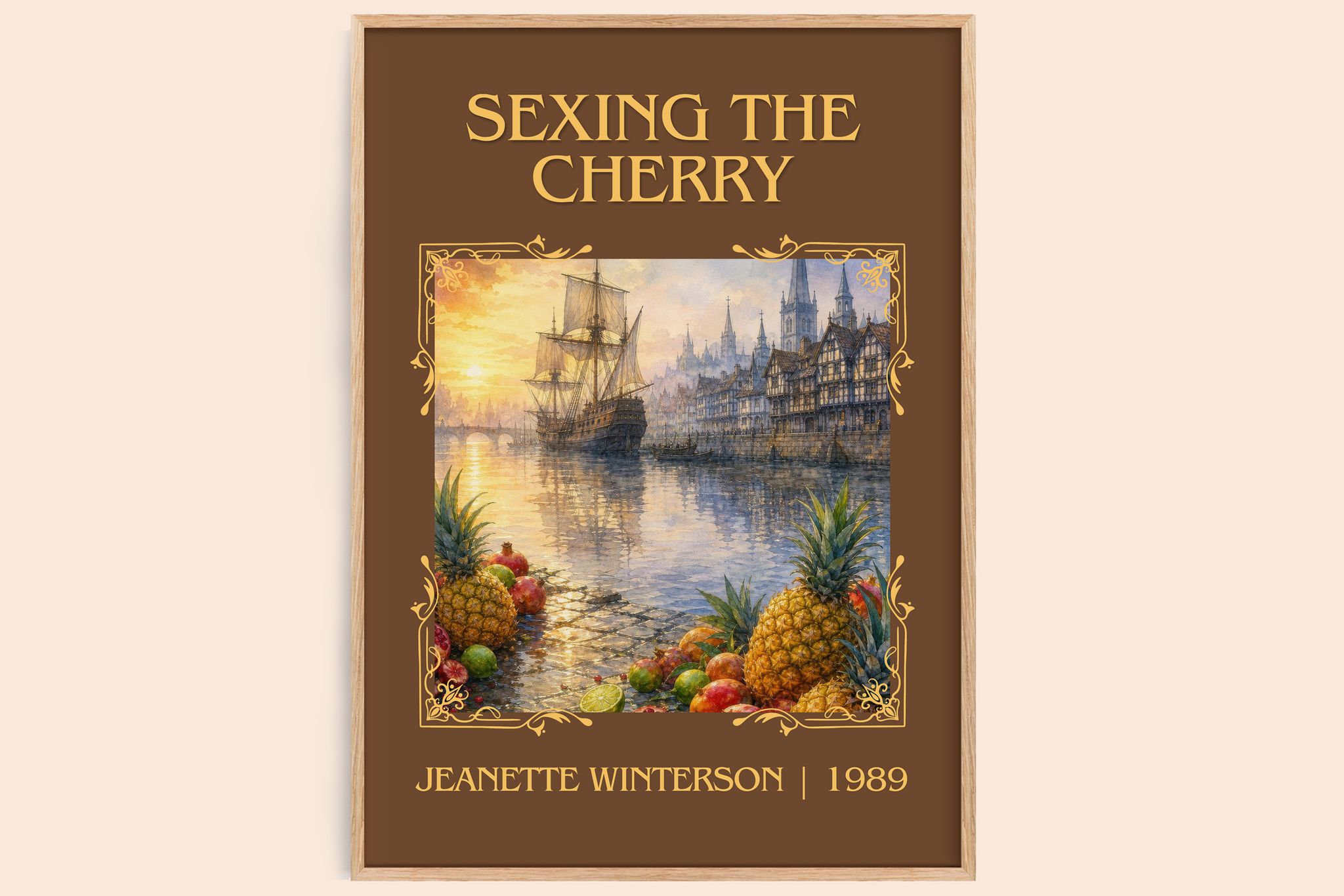 Sexing the Cherry Classic Book Art Print by Jeanette Winterson