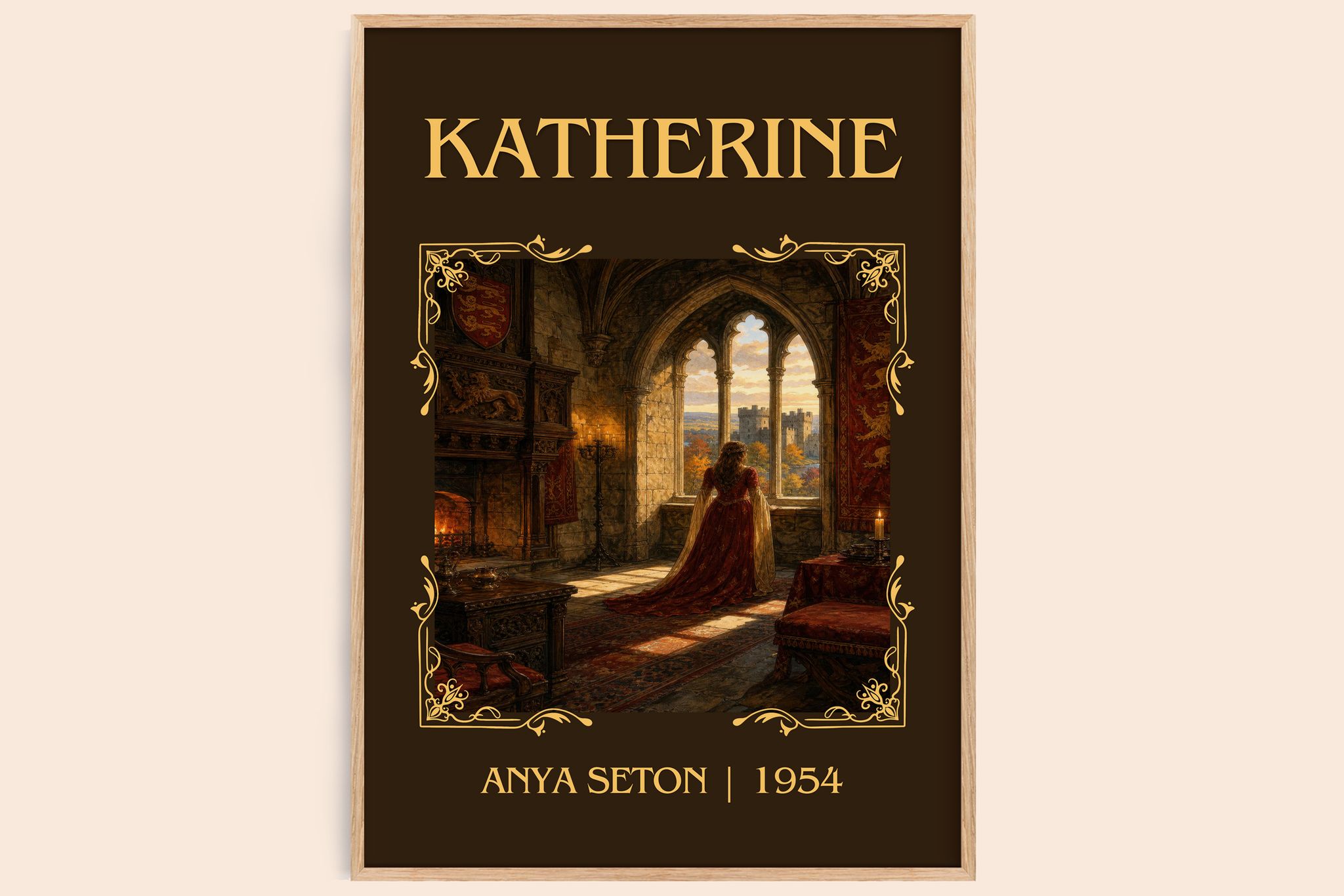 Katherine Classic Book Art Print by Anya Seton