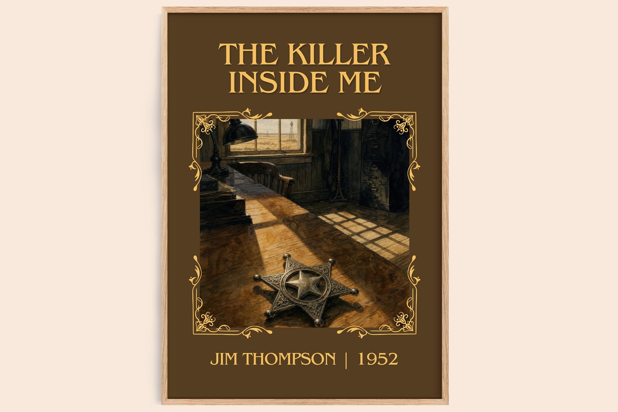 The Killer Inside Me Classic Book Art Print by Jim Thompson