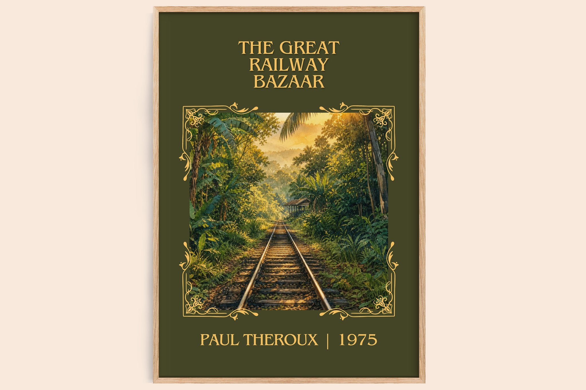 The Great Railway Bazaar Classic Book Art Print by Paul Theroux