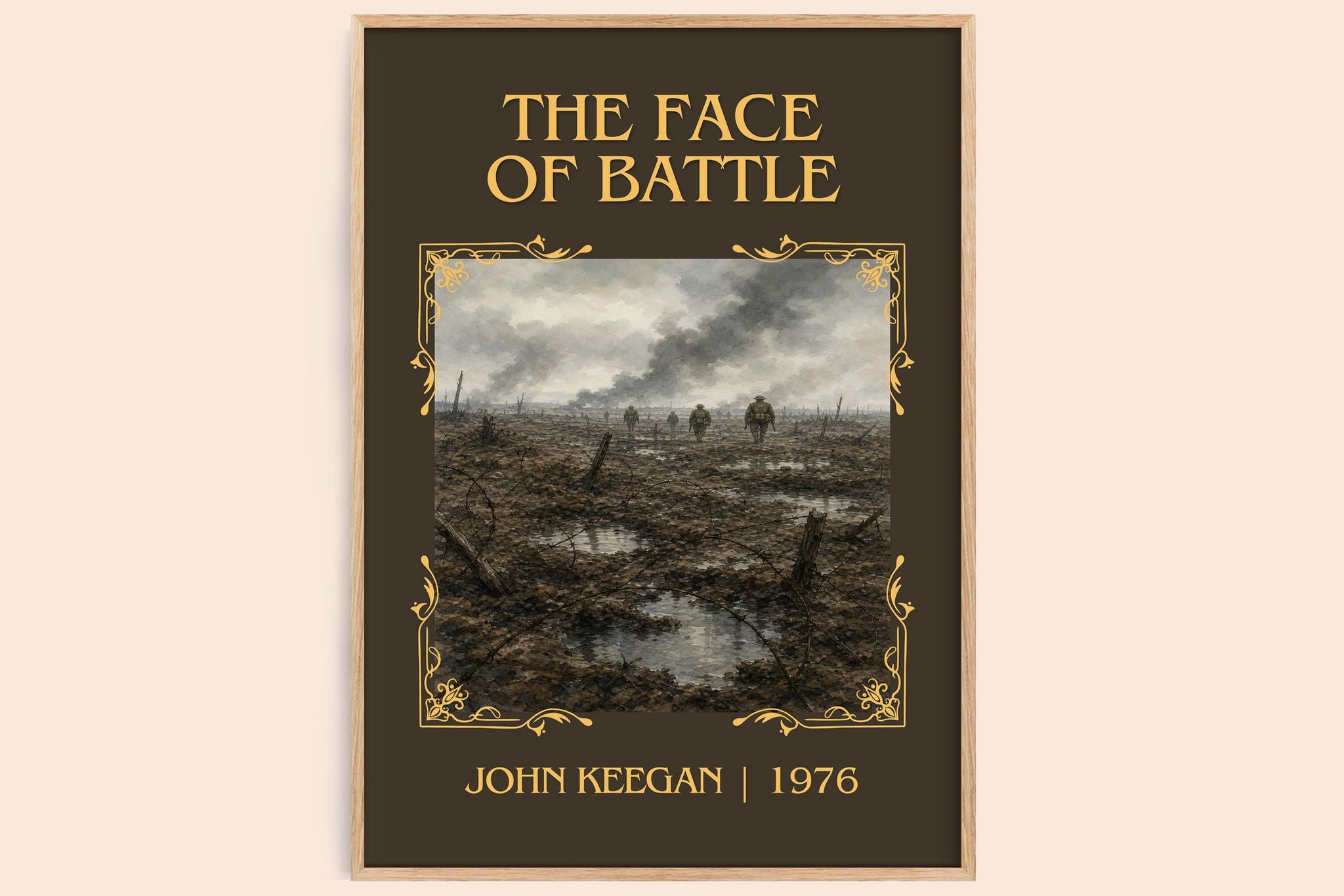 The Face of Battle Classic Book Art Print by John Keegan