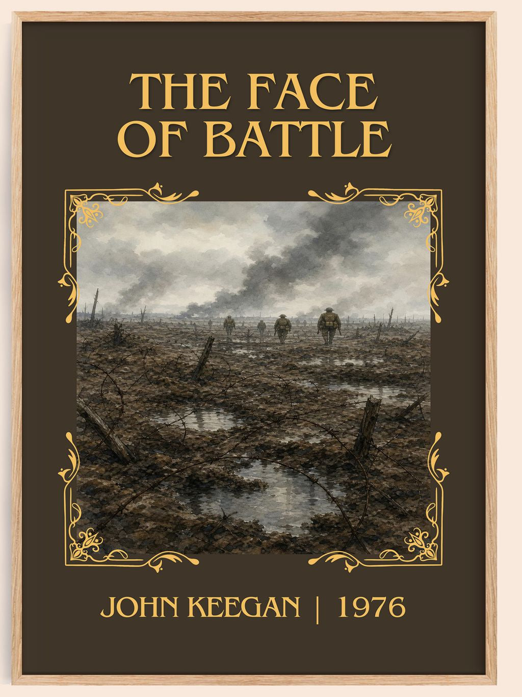 The Face of Battle Classic Book Art Print by John Keegan – book poster
