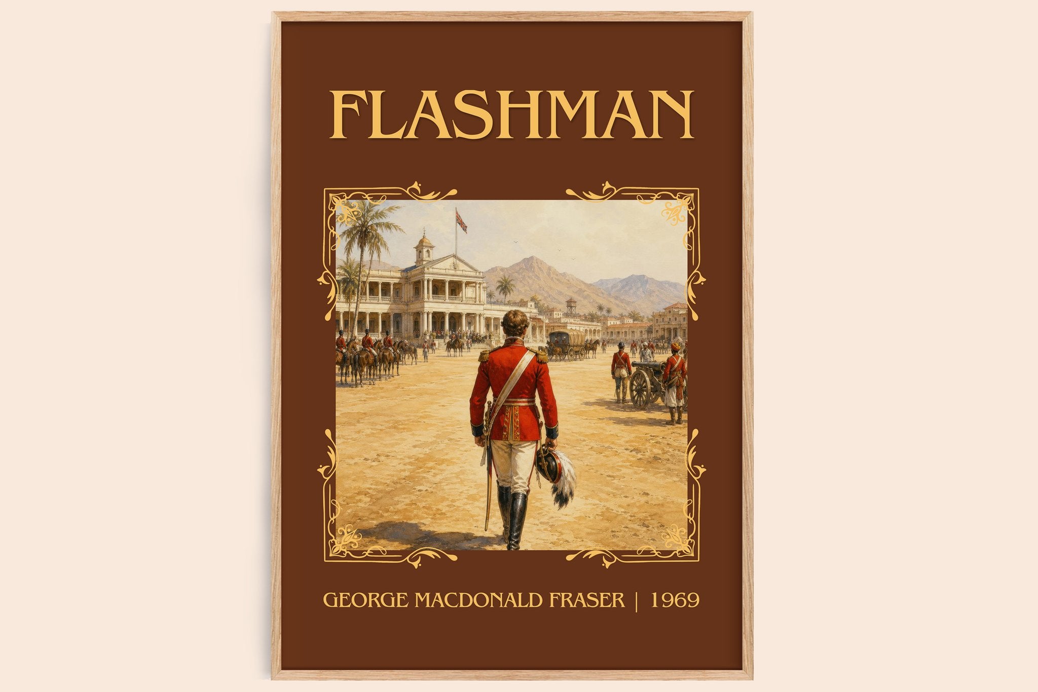 Flashman Classic Book Art Print by George MacDonald Fraser