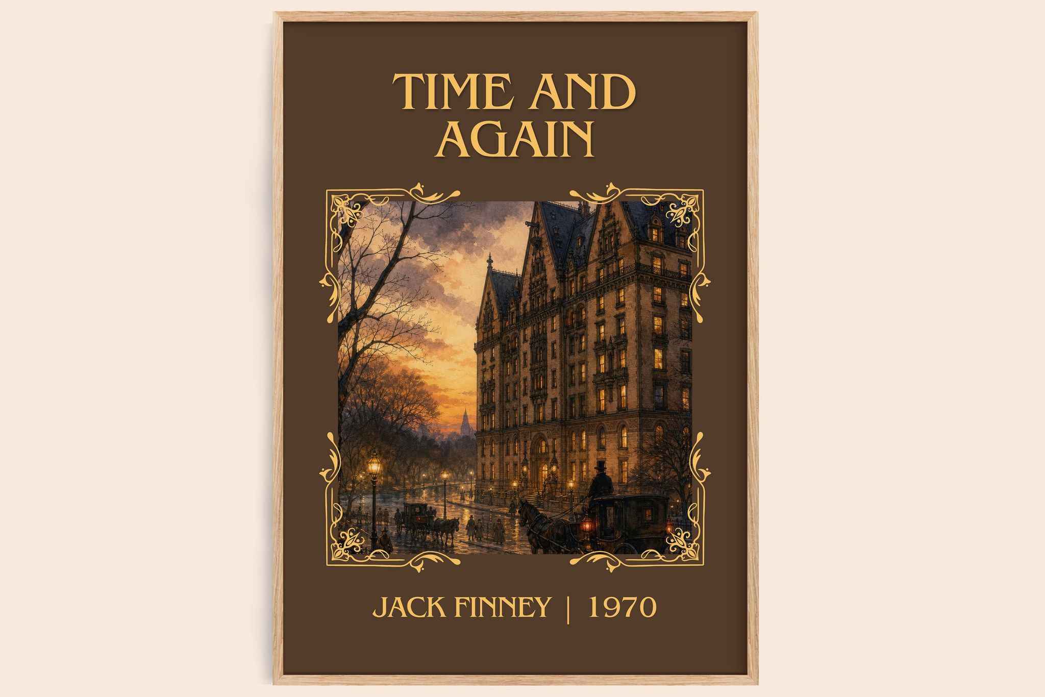 Time and Again Classic Book Art Print by Jack Finney