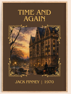Time and Again Classic Book Art Print by Jack Finney – book poster