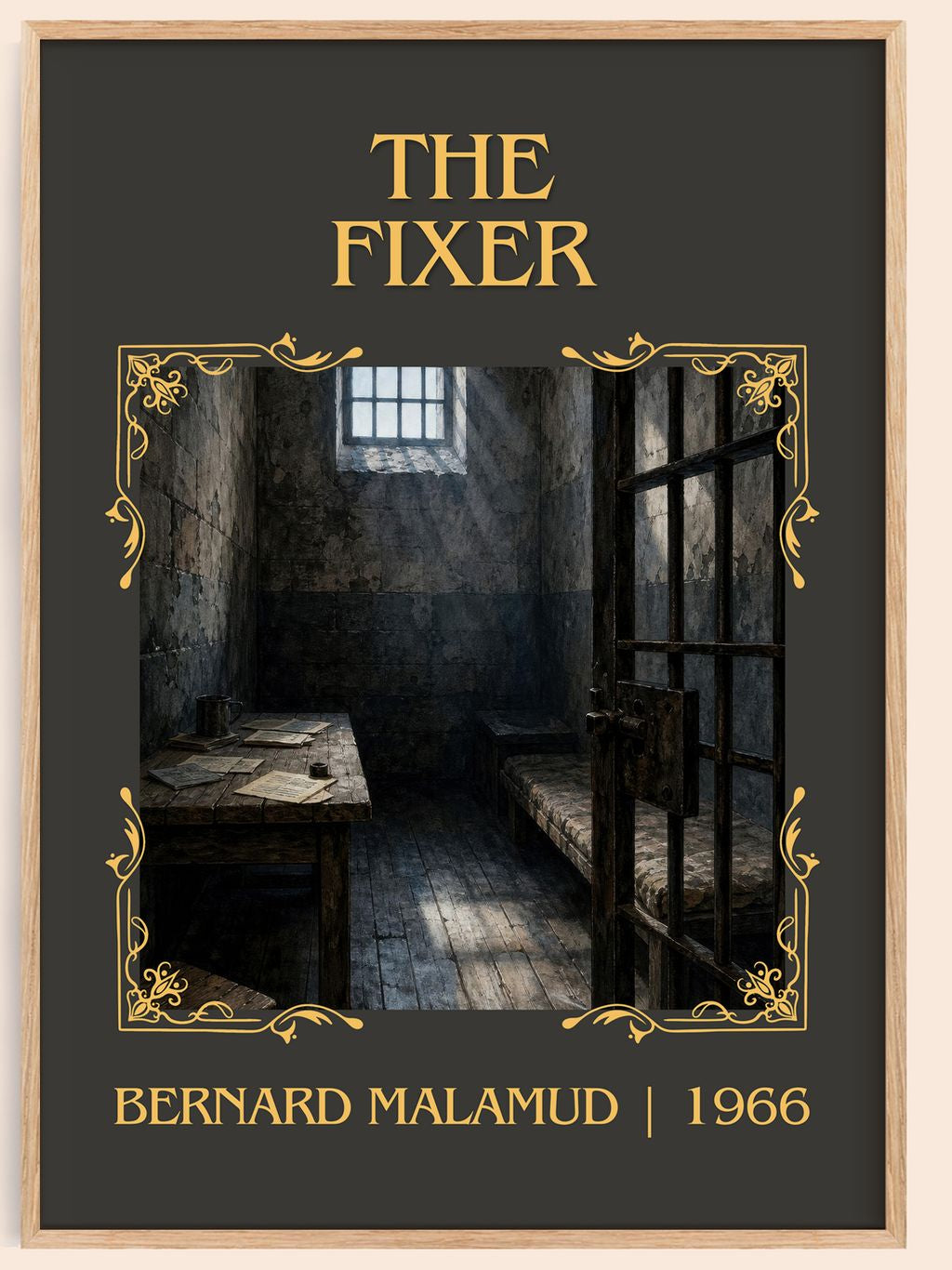 The Fixer Classic Book Art Print by Bernard Malamud – book poster
