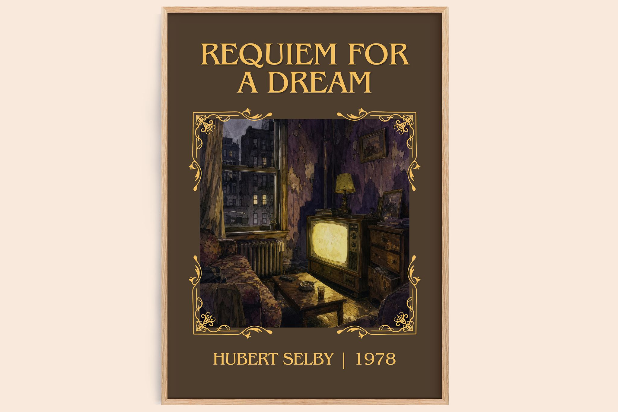 Requiem for a Dream Classic Book Art Print by Hubert Selby