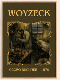 Woyzeck Classic Book Art Print by Georg Buchner – book poster