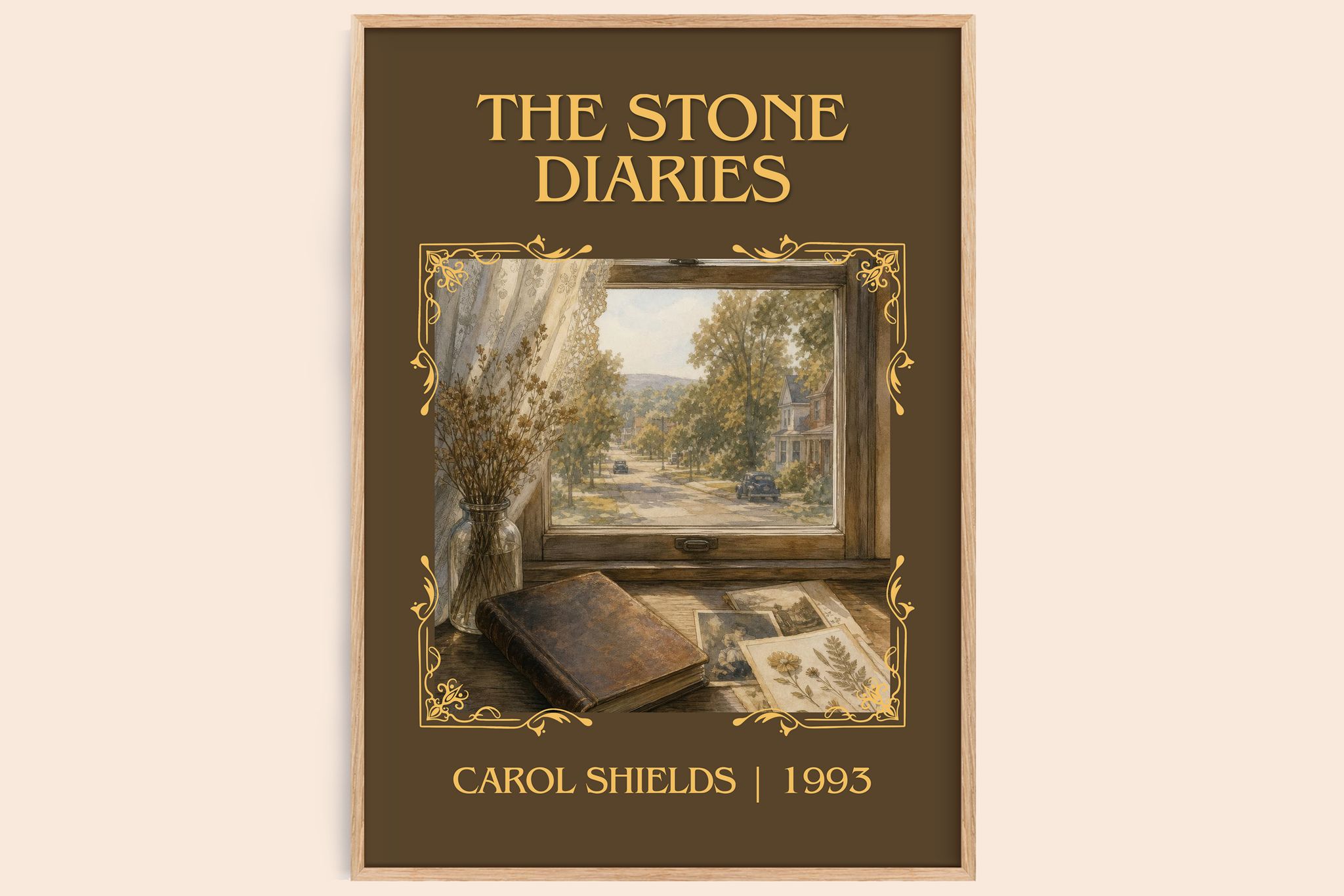 The Stone Diaries Classic Book Art Print by Carol Shields