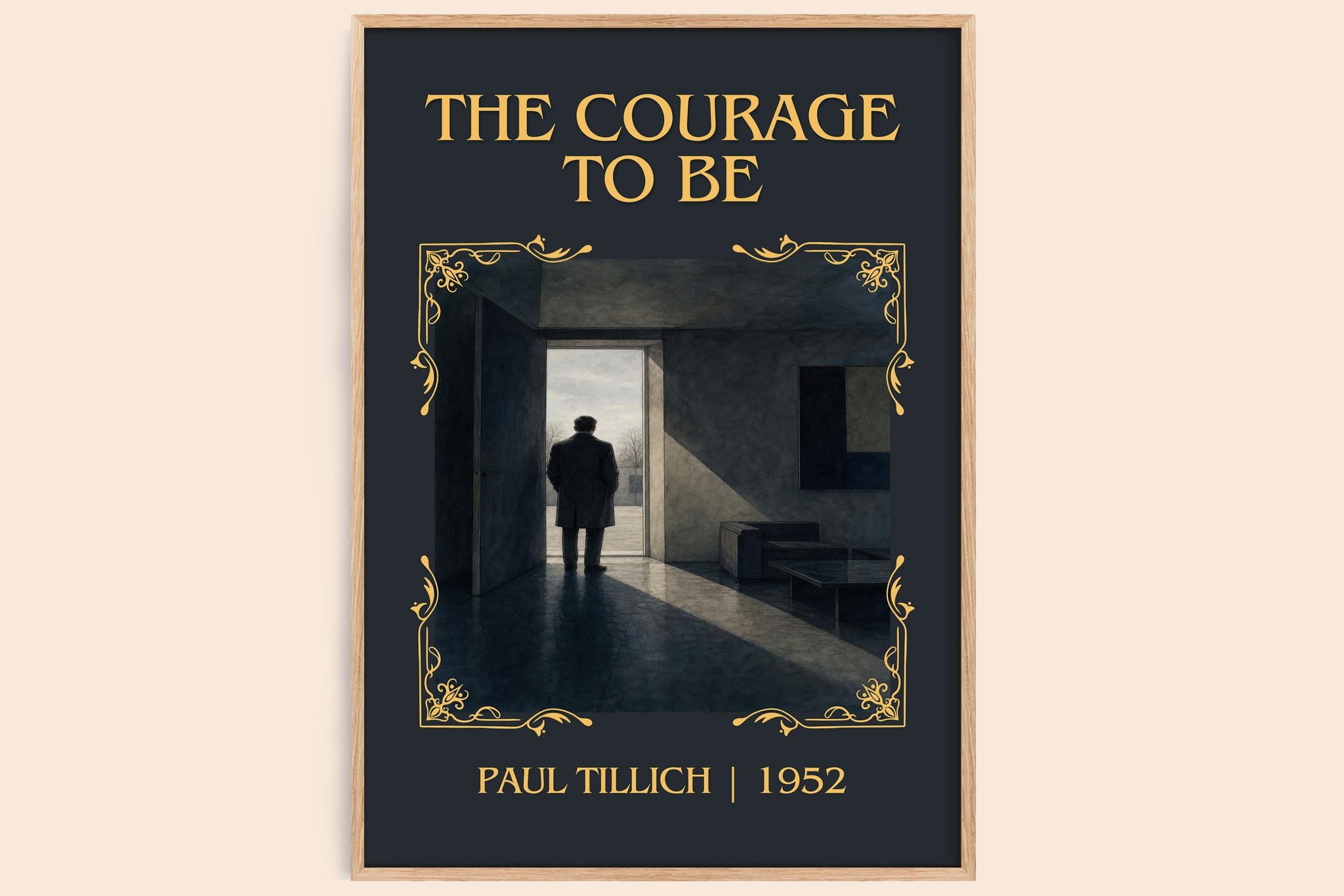 The Courage to Be Classic Book Art Print by Paul Tillich