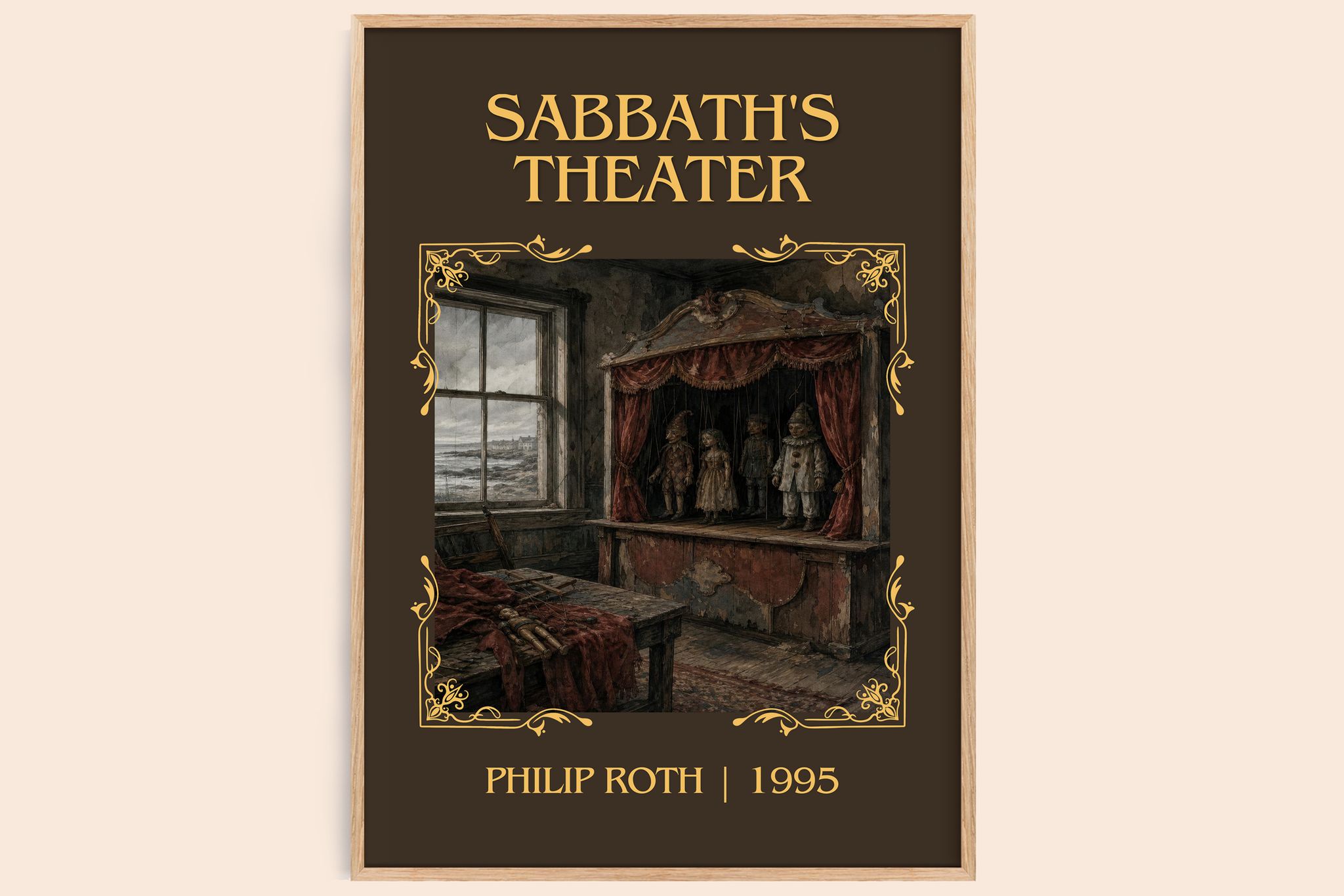 Sabbath's Theater Classic Book Art Print by Philip Roth