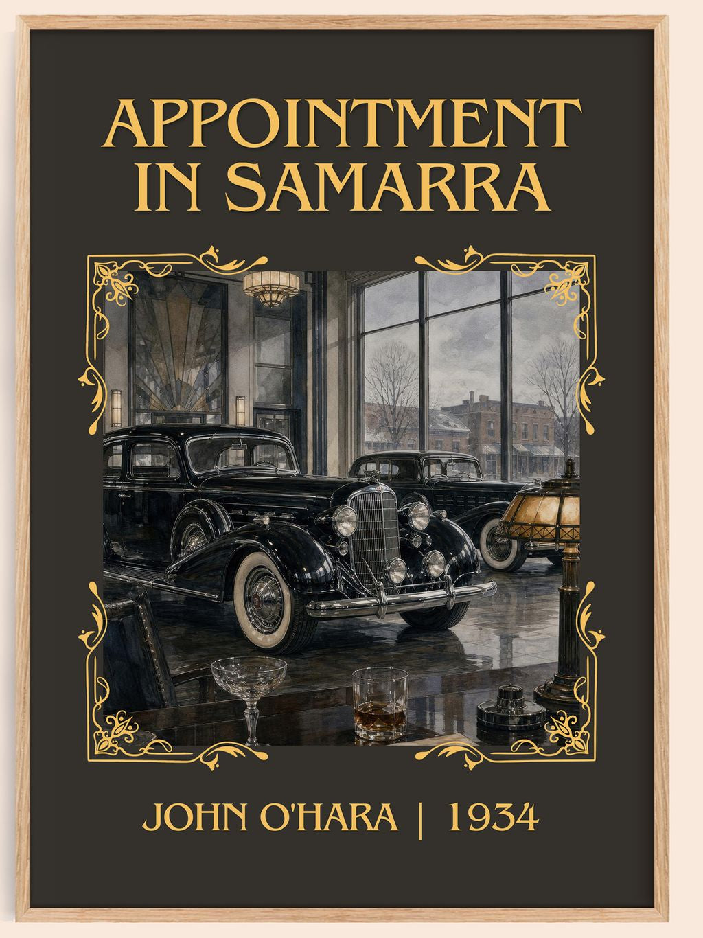 Appointment in Samarra Classic Book Art Print by John O'Hara – book poster