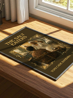 The Salt Eaters Classic Book Art Print by Toni Cade Bambara – print on a sunlit desk