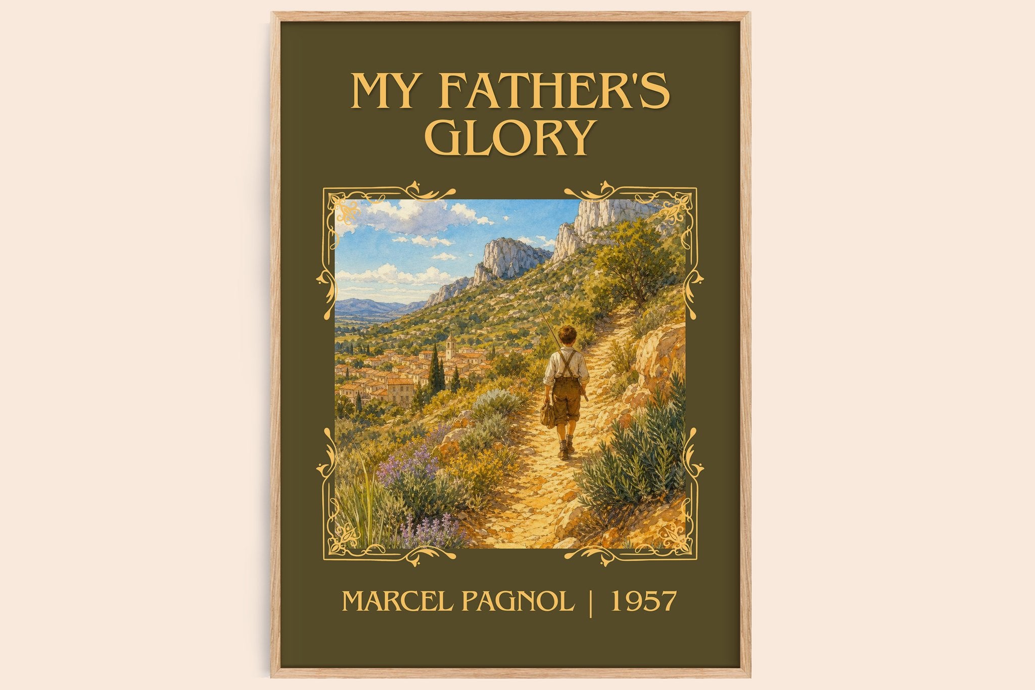 My Father's Glory Classic Book Art Print by Marcel Pagnol