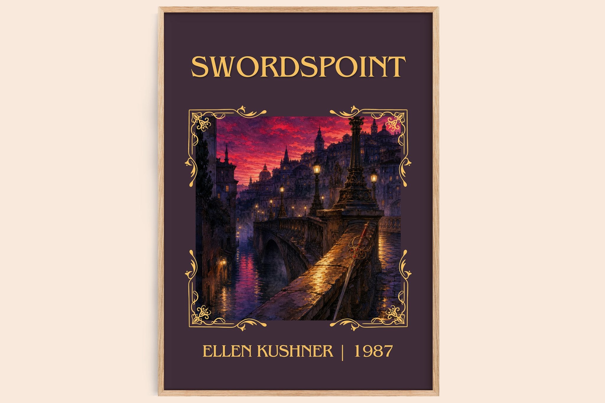 Swordspoint Classic Book Art Print by Ellen Kushner