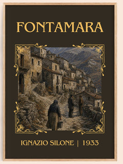 Fontamara Classic Book Art Print by Ignazio Silone – book poster