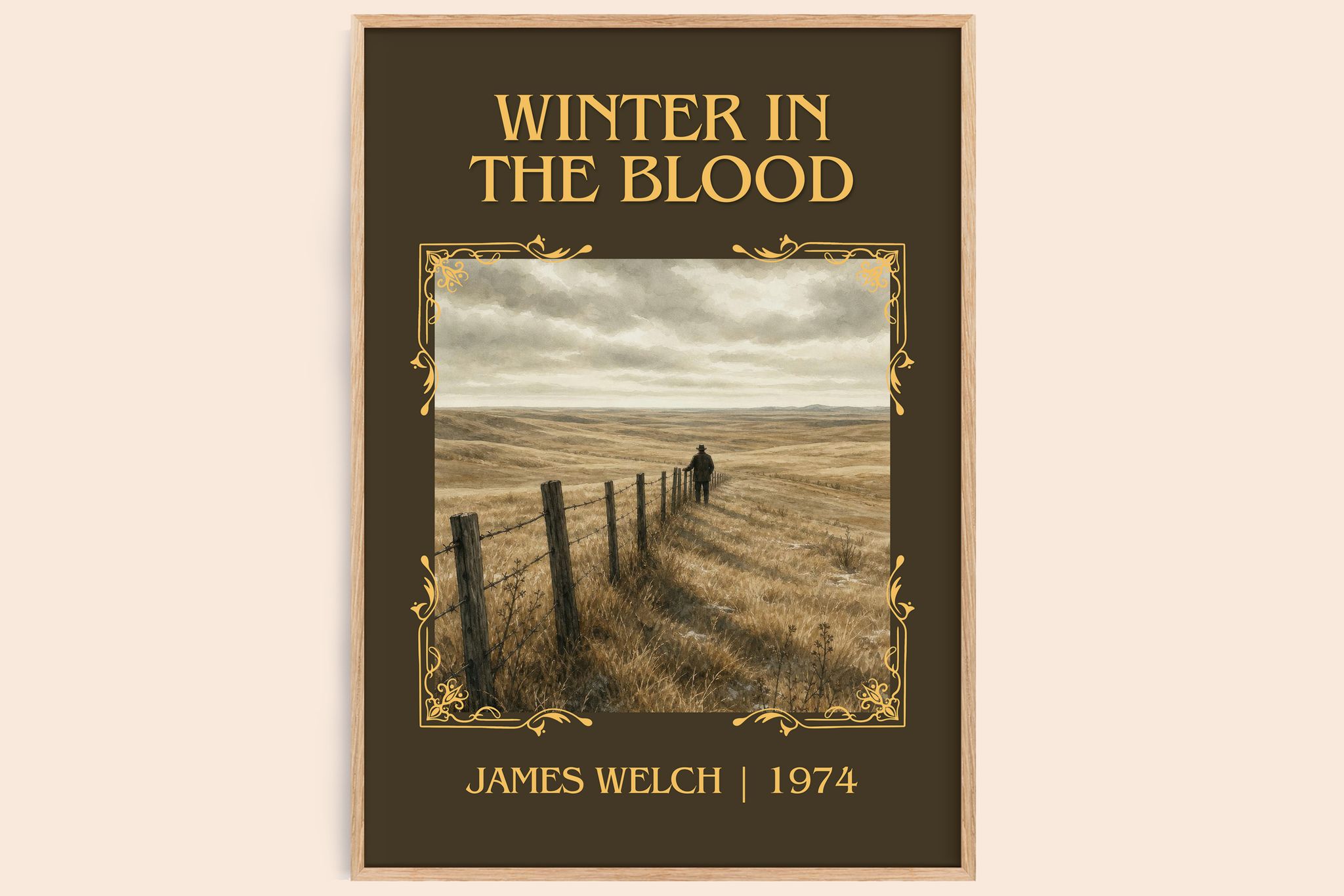 Winter In The Blood Classic Book Art Print by James Welch