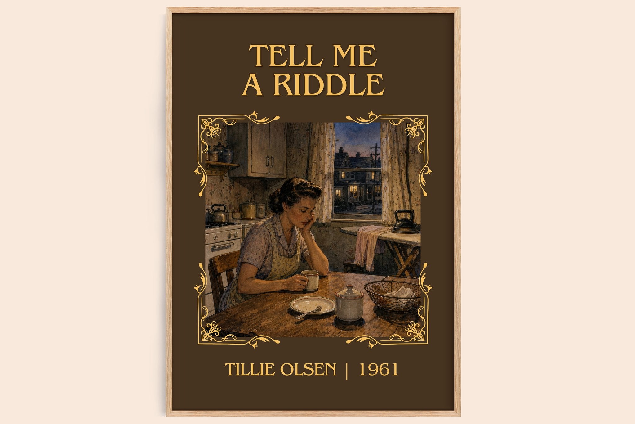 Tell Me a Riddle Classic Book Art Print by Tillie Olsen