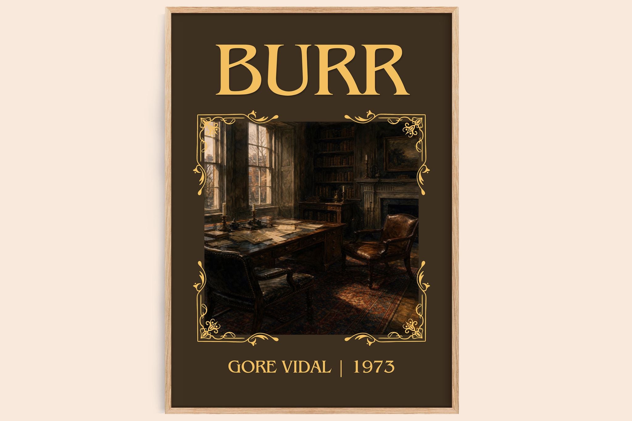 Burr Classic Book Art Print by Gore Vidal