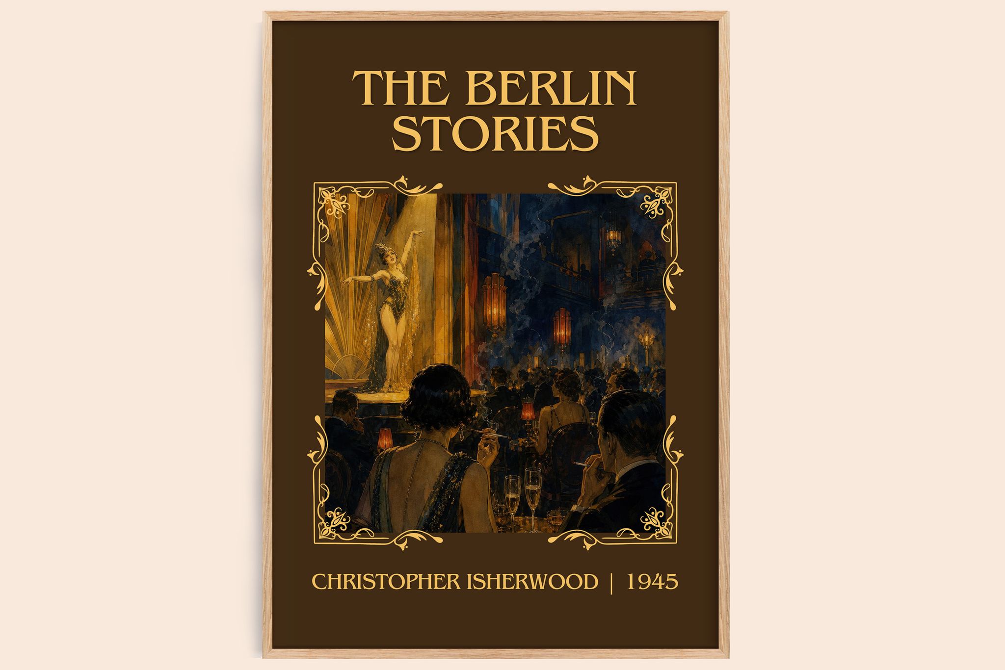 The Berlin Stories Classic Book Art Print by Christopher Isherwood