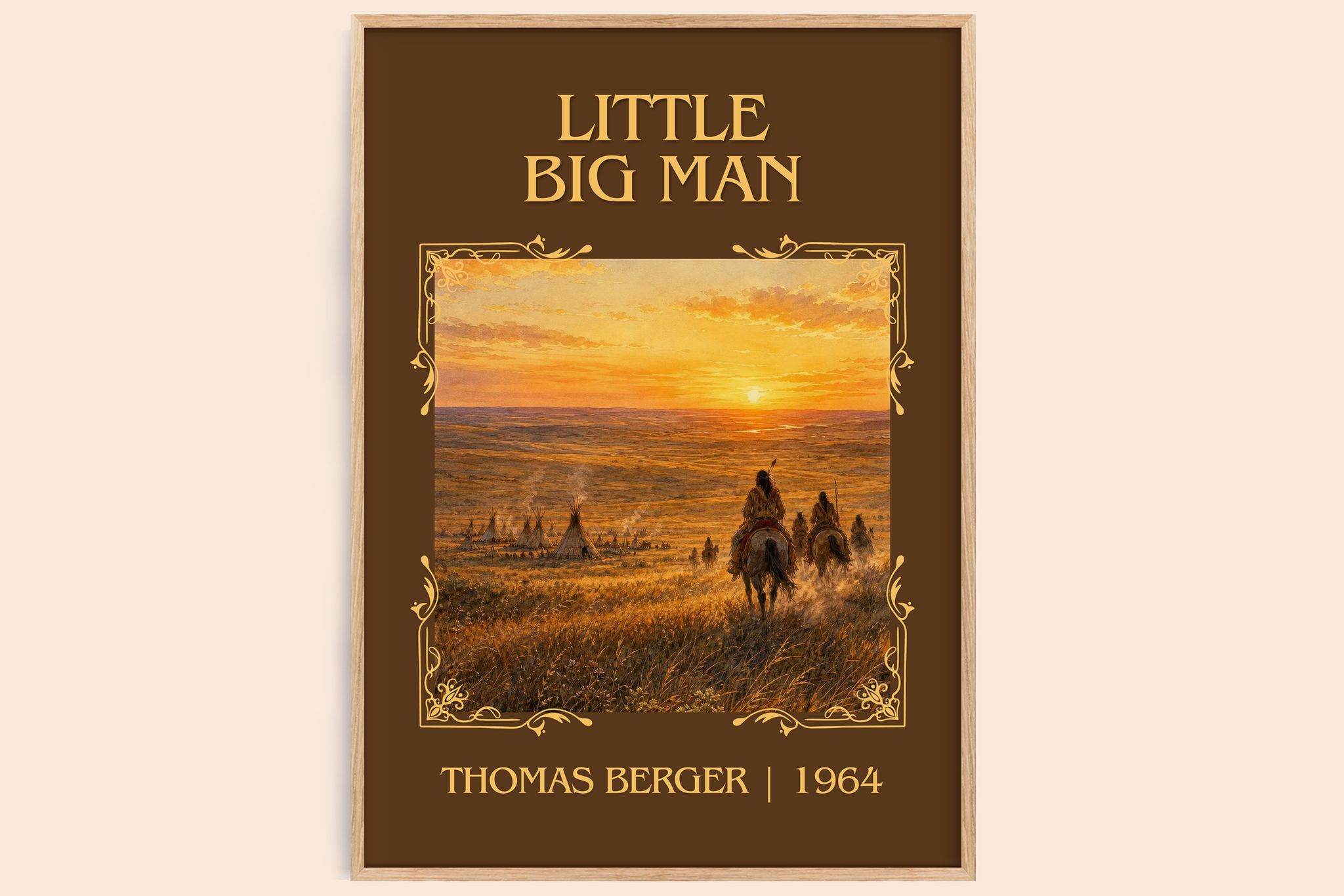 Little Big Man Classic Book Art Print by Thomas Berger