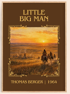 Little Big Man Classic Book Art Print by Thomas Berger – book poster