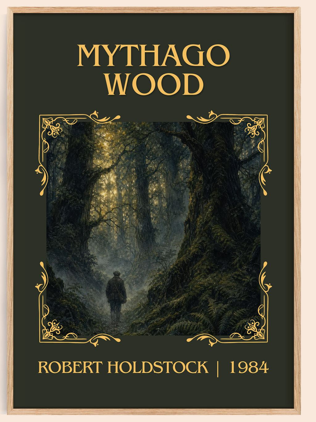 Mythago Wood Classic Book Art Print by Robert Holdstock – book poster